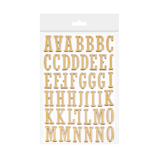 3 Sheets Selve Adhesive Letter Sticker Small-slab serif