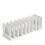 Plastic Books Stand Books Holders Books Adjustable-White 8 1