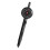 Plastic Geometry Compass With Clear Scale Markings-Black 1