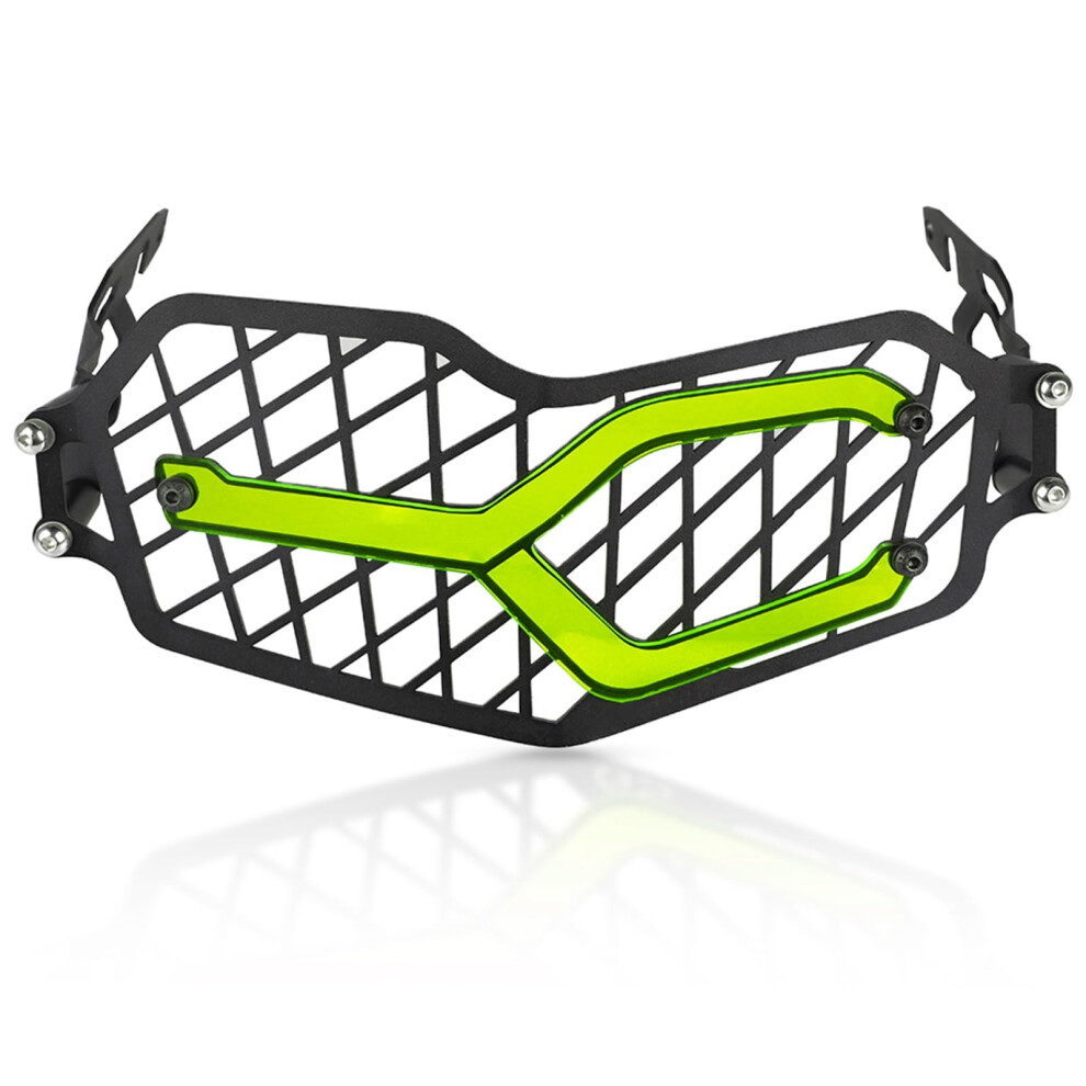Headlight Guard With Impactresistant Aluminum Frame And Scratchresistant Cover (Ge) For Bmw F750gs F850gs Blue/Green/Gold 9330225533405