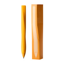 Twist Action Gel Inks Pen Quick Dry Ergonomic Grip-Yellow