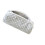 Dotted Print Fabric Pencil Case Large Capacity Pencil Bag-grey 1