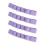 4Pcs Elastic Nylon Band Pencil Clip Multipurpose-Purple 1