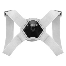 Adjustable Back Posture Corrector for Men and Women, Breathable Nylon Support Brace with DualStrap Design
