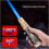 Butane Torch Lighter with Adjustable Flame, Refillable Kitchen Torch for Cooking Creme Brulee BBQ (Blue) 5