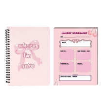 2Pieces Aesthetic Notebooks Sturdy Coil Binding Quality Paper