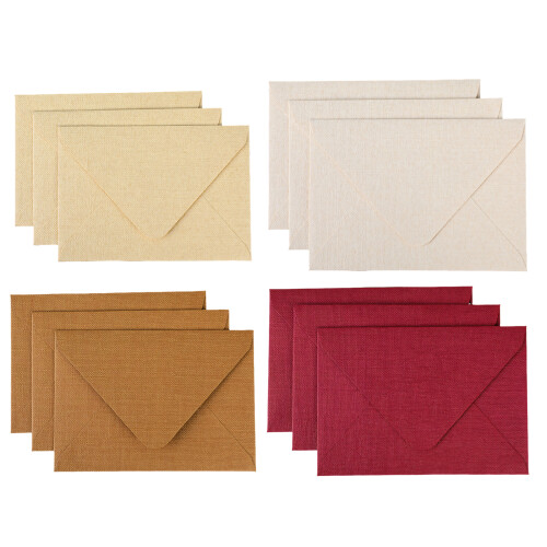 20 Stück A 5 Kraftpapier-Umschläge mit-braun 1