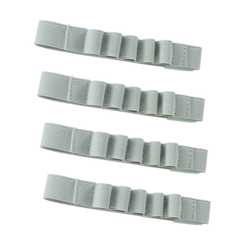 4Pcs Elastic Band Pencil Clip Multipurpose Stretchable-Green