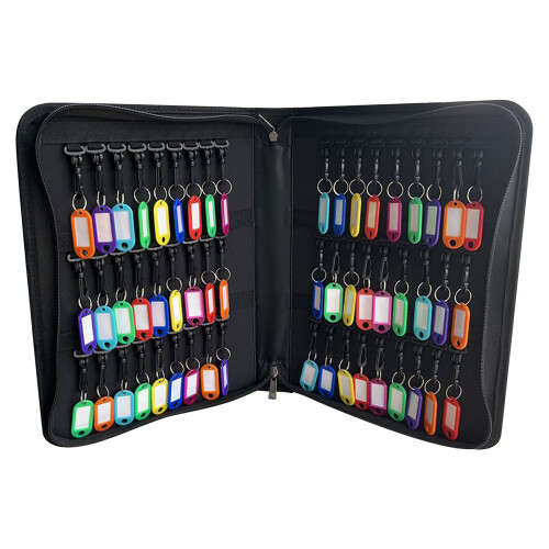 Functional Key Case Offering Adjustable Hook And-54key