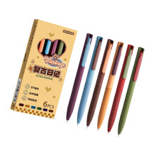 6 Stuks Intrekbare Gel Pen 0.5 Mm Tip Voor Klaslokalen-type3