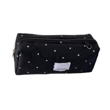 Pen Box Pencil Case Kids Students Desktop Organizers-Black