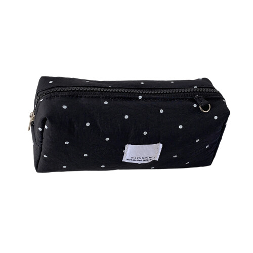 Pen Box Pencil Case Kids Students Desktop Organizers-Black