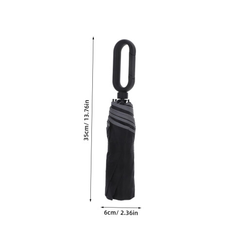 Travel Umbrella Automatic Open Close Windproof Compact Folding Design with Ring Handle for Sun and Rain 1