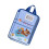 Handheld Book Carrying Bag 3 Compartments File Organiser-Blue 1
