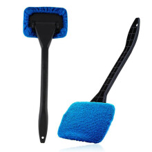 3 Piece Car Windshield Cleaning Brush Set with Fast Defogging Action and Replacement Cloths