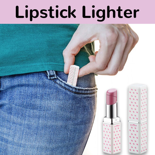Refillable Butane Soft Flame Lighter for Women Candles BBQ Camping, Adjustable Flame Control Gift (03#) 1