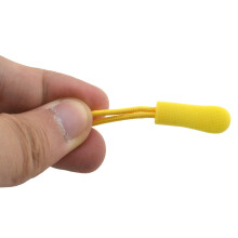 Yellow Zipper Pull Replacement Pack of 15, Easy Grip Nylon Tabs 2.6 Inch for Luggage and Backpacks