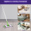 Reusable Microfiber Mop Refill Pad for Swiffer Sweeper, Scratch Floor Cleaning, Easy Rinse Maintenance 4