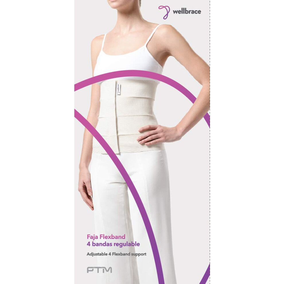 Abdominal Binder Small â Adjustable Compression Support Belt with Breathable Elastic Mesh for Men and Women