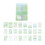 Draagbare Stick Memo Pad Student Key Classificatie Index-Groente 1