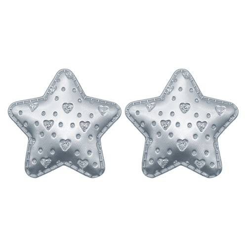 Silver Stars Headphone Attachment Headset Decors For Unique And