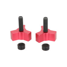 2Pcs Aluminum Thumb Screw For DSLR Camera Cage L Plate-Red
