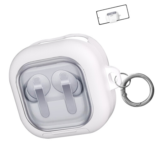 Security Lock Earphone Case For Buds 4/Buds4 High-White