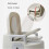 Portable Bedside Commode Chair with Foldable Compact Design, Easy Clean Bucket for Elderly and Camping 3