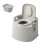 Portable Bedside Commode Chair with Foldable Compact Design, Easy Clean Bucket for Elderly and Camping 1