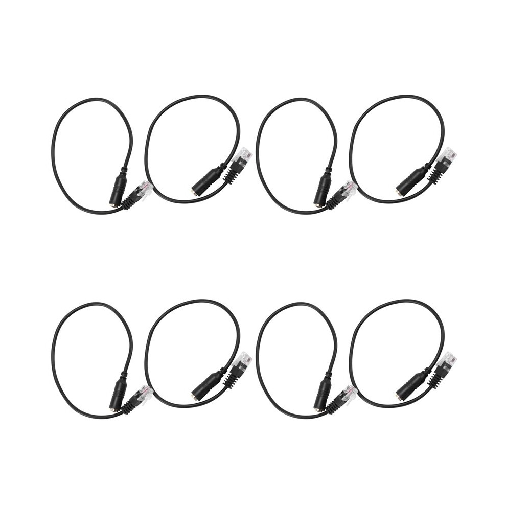 8Pc 3.5Mm Stereo Audio Headset To For Jack Female To Male Rj9 Plug Adapter Converter Cable Cord 6032923188460