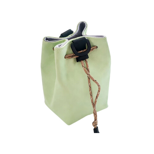 PU Leather Camera Bag Waterproof Digital-Light Green small