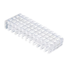 Set van 4 premium 24-pins kabelbeheerclips met-Duidelijk