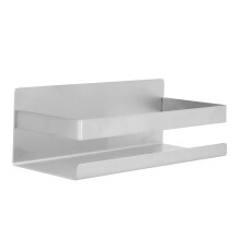 Stainless Steel Shower Shelf Rustproof No Drill Bathroom Organizer Large Brushed Wall Mounted Storage Rack