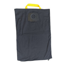 (Black) Sacchetto raccoglipolvere in tessuto riutilizzabile compatibile con aspirapolvere Kärcher, sacchetto filtro in tela per hotel