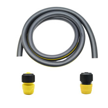(1 set of 3.6-meter water inlet pipe + 2 joints) Kärcher Steam Set Accessories: Round Brush, Copper Brush, Floor Scraper