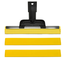 (1 yellow glass scraper + 2 scraper strips) Kärcher Steam Set Accessories: Round Brush, Copper Brush, Floor Scraper