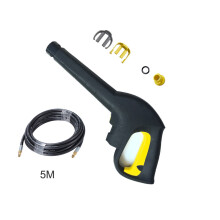 (Set 4) Compatibile con gli accessori del set a vapore Karcher, spazzola rotonda piccola SC Steam, spazzola in rame, raschietto per pavimenti