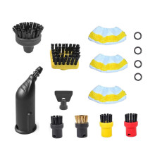 (Set 100) Kompatibel med Karcher dampsetttilbehør, SC Steam liten rundbørste, kobberbørste, gulvskrape