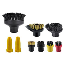(Common Steam Set 9) Kärcher Steam Set Accessories: Round Brush, Copper Brush, Floor Scraper