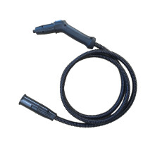 (Set 10) Accessori per pulitore a vapore Karcher: panni per mocio, spazzole rotonde, spazzole in rame, ricambi.