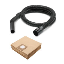 (Set 8) Accessori per pulitore a vapore Karcher: panni per mocio, spazzole rotonde, spazzole in rame, ricambi.