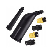 (Set 95) Compatibile con gli accessori del set a vapore Karcher, spazzola rotonda piccola SC Steam, spazzola in rame, raschietto per pavimenti