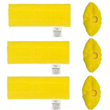 (Set 48) Kompatibel med Karcher dampsetttilbehør, SC Steam liten rundbørste, kobberbørste, gulvskrape