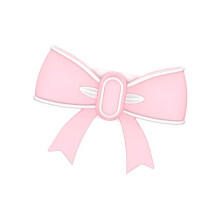 Pinces à nœuds papillon mignonnes pour bandeaux sans fil-Rose