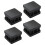 Base d'isolation carrée 4 pièce/pack, pour petits appareils 1