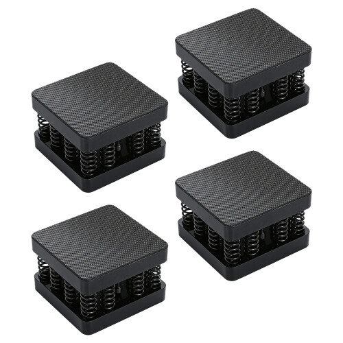 Base d'isolation carrée 4 pièce/pack, pour petits appareils