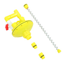 Automatic Poultry Waterer Pressure Regulator with Stable Hydration and Durable Yellow Design for Farms