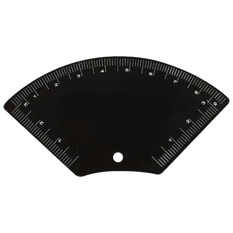 Microblading Eyebrow Ruler with Precise Brow Mapping, Reusable Alloy Metal DoubleSided Eyebrow Mapping Tool