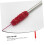 Flute Cleaning Brush Red Durable Reusable Tool for Piccolo Maintenance Moisture Removal Efficiency 5