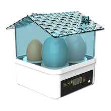 Automatic Egg Incubator with Precise Temperature Control, 4 Grid Design for Chicken Duck Quail, Home and Classroom Use